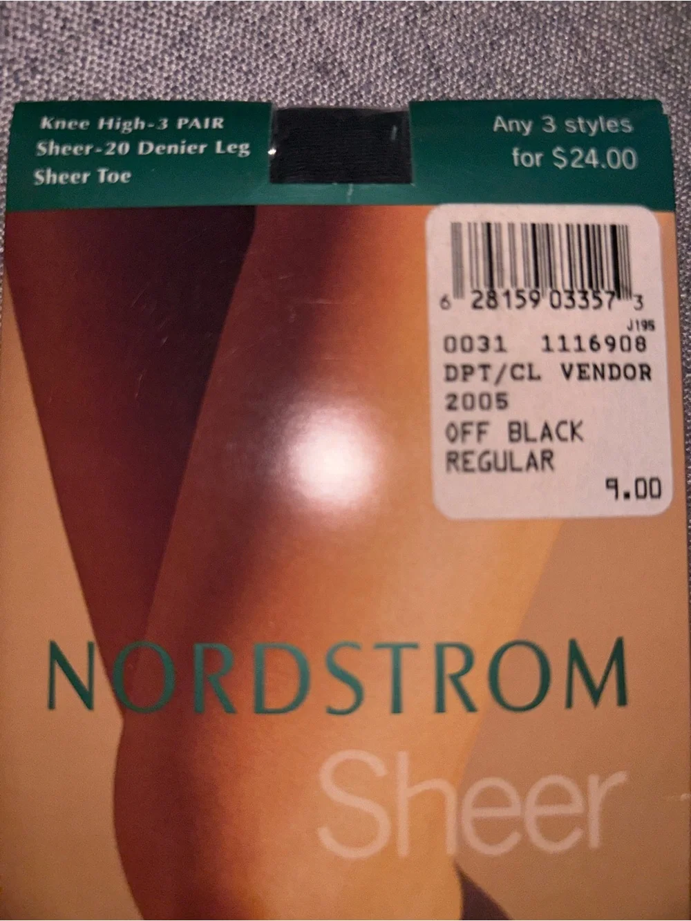 NWT Vintage Hosiery Lot Nordstrom & Classiques Entier Knee Highs 4 Packs